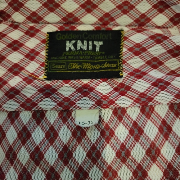 VINTAGE 70'S PLAID DAGGER COLLAR BUTTON DOWN SHIRT - Picture 9 of 10